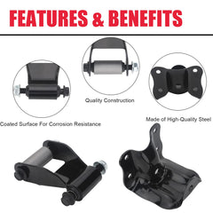 VASTAUTO installation-ready shackle and hanger kit packaging for Ford Ranger
