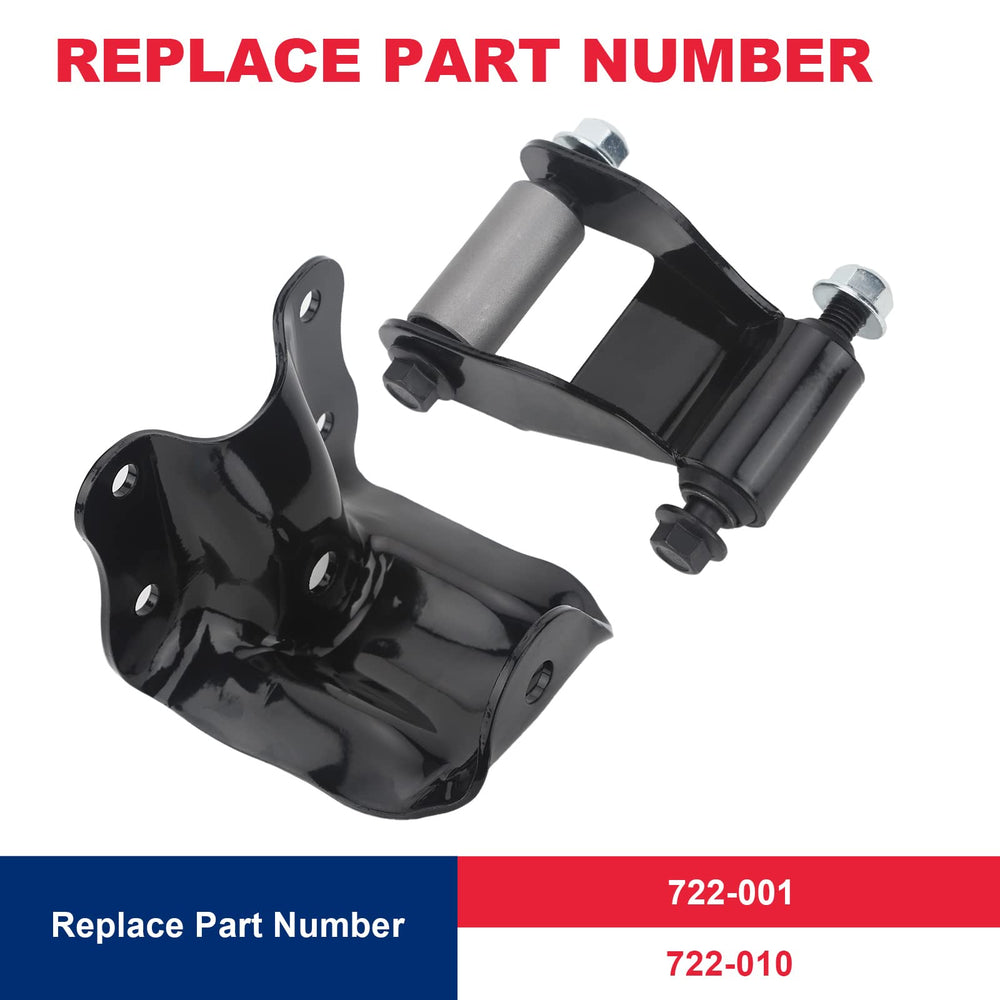 VASTAUTO shackle bracket close-up showing corrosion-resistant coating for Ford Ranger