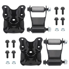 VASTAUTO rear leaf spring shackle bracket kit installed on Ford Ranger for durable suspension