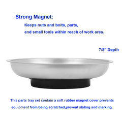 VASTOOLS rubber-covered magnet tray prevents scratches and slips.