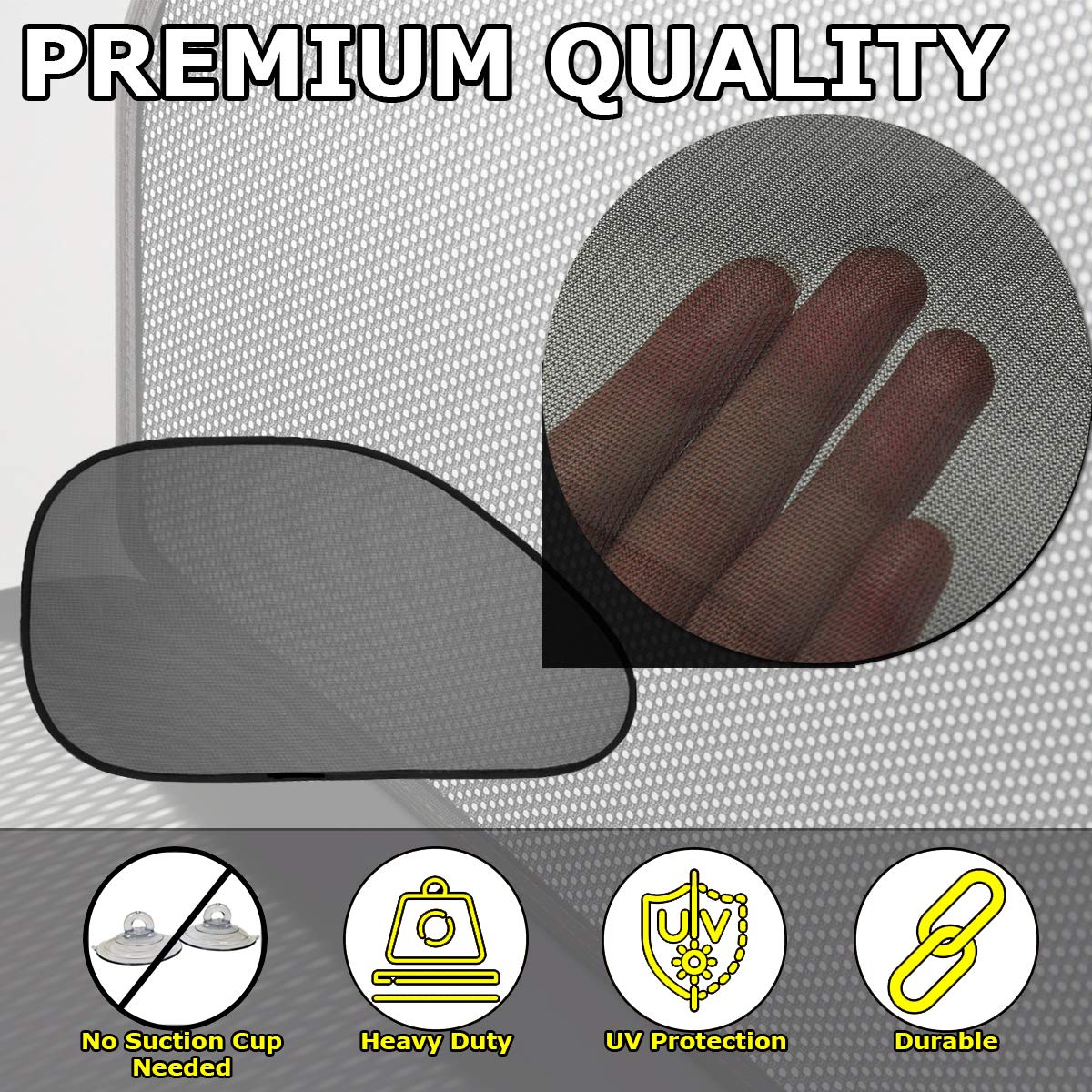 VaygWay Sun Shade cools car interiors by blocking harsh sunlight and UV rays.