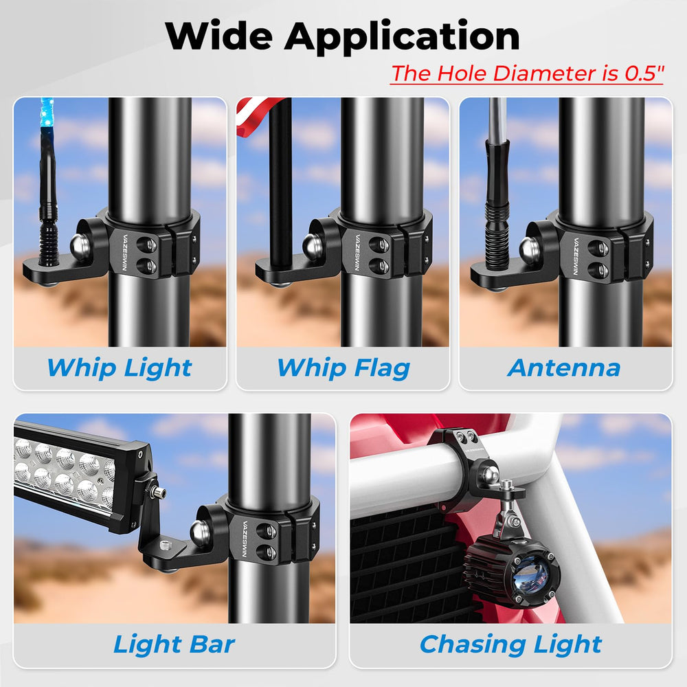 VAZESWIN snap gear 360° rotation prevents slipping during rides.
