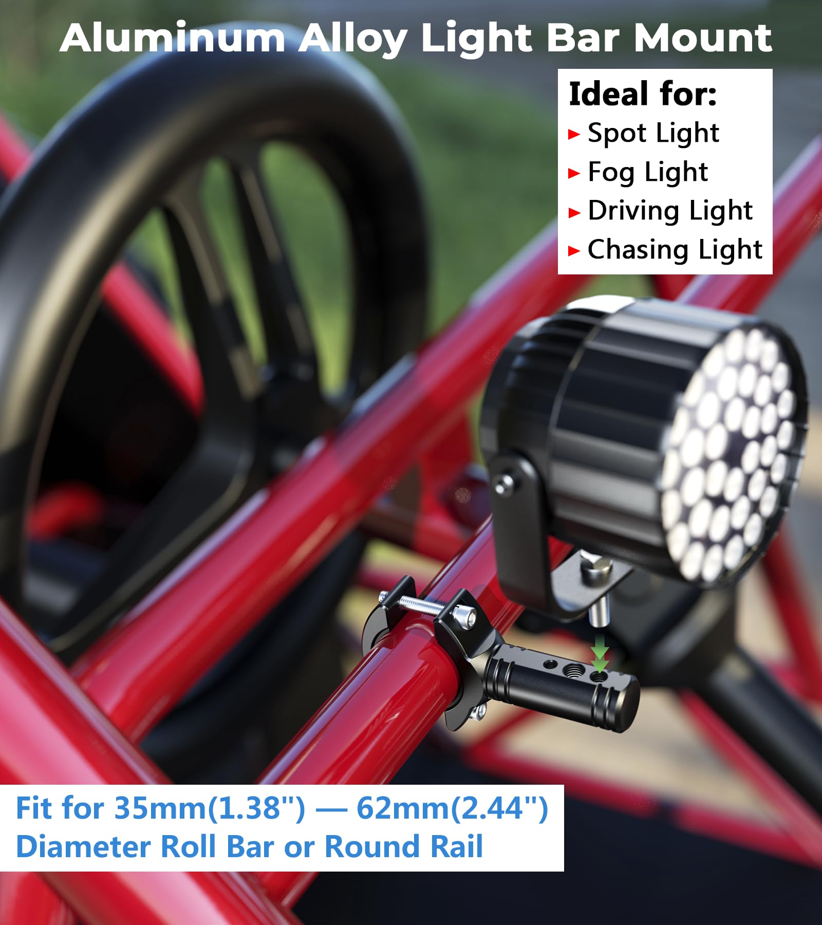 VAZESWIN mounting holes M6 M8 M10 support a wide range of lights.