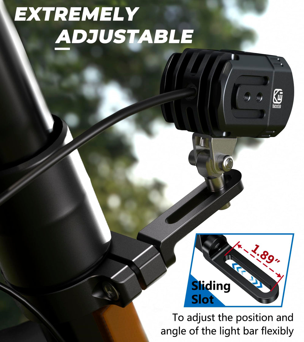 VAZESWIN 6061-T6 aluminum mounts resist corrosion on rugged trails