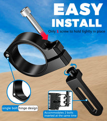 VAZESWIN wide-adjustment-range design fits various light bars securely