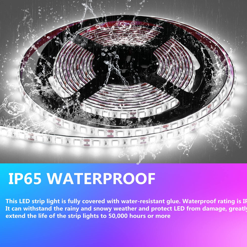 Vbakor RV Awning Lights IP65 waterproof design withstands rain and dust