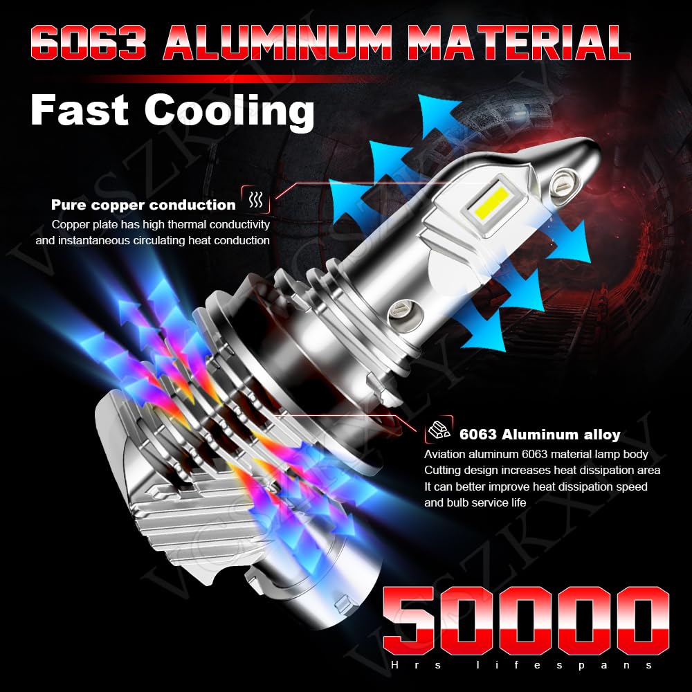 VCSZKXLY aviation aluminum body supports heat dissipation for durable use.