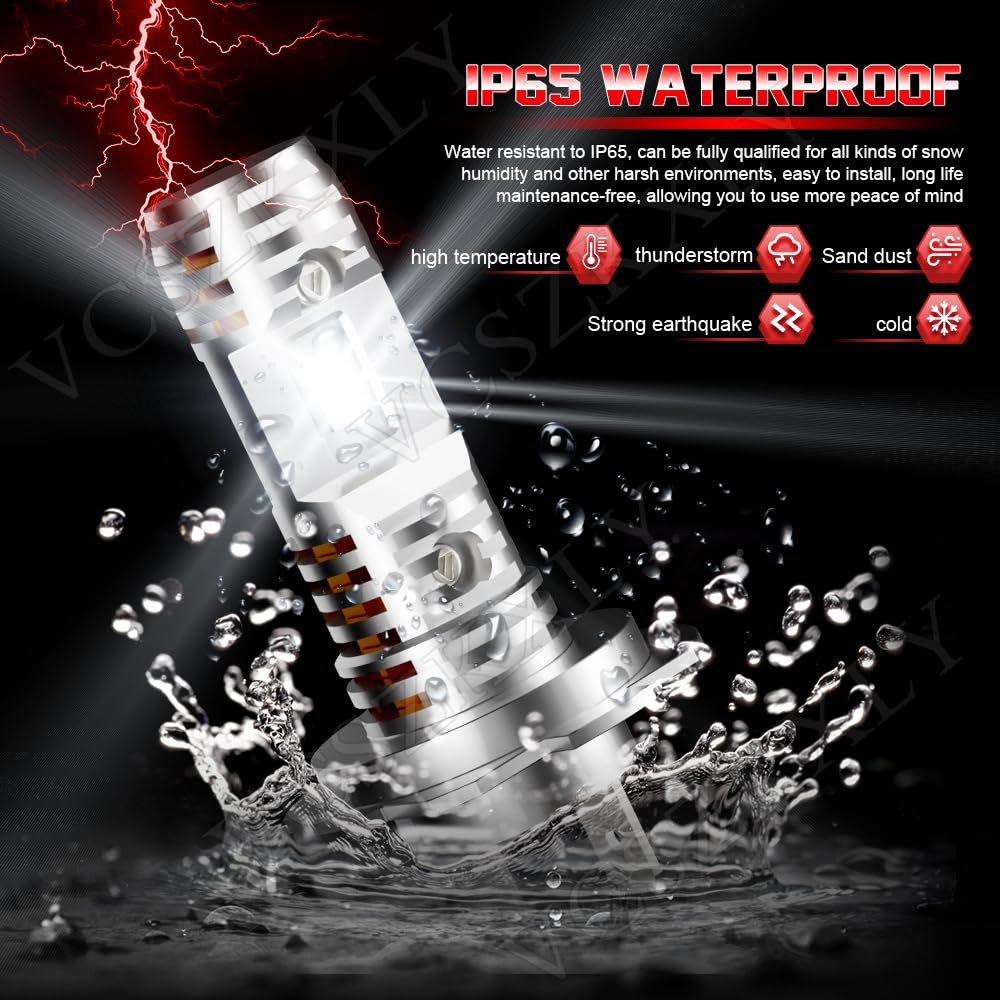 VCSZKXLY plug-and-play bulbs install quickly with standard housing.