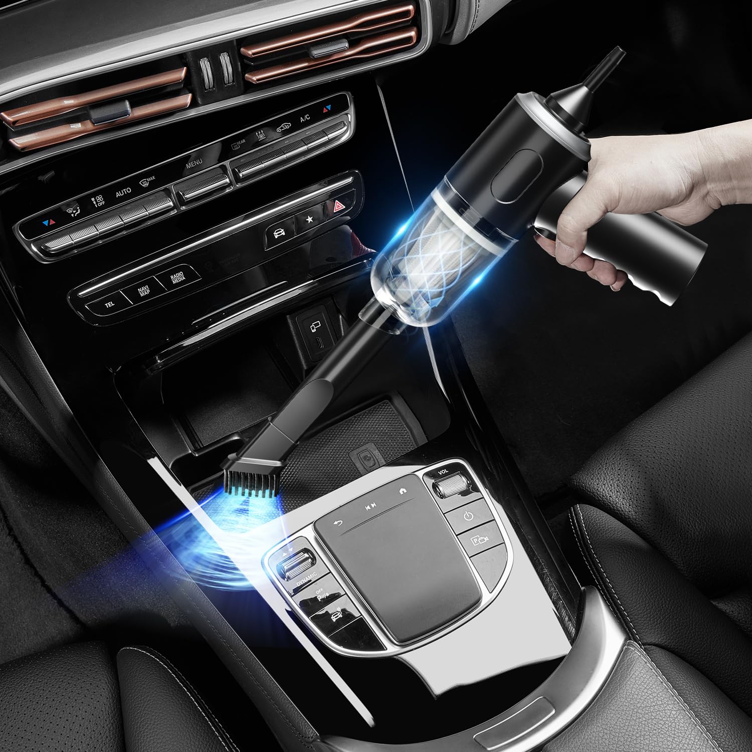 Vcwtty car-cleaning nozzle used for upholstery and crevices