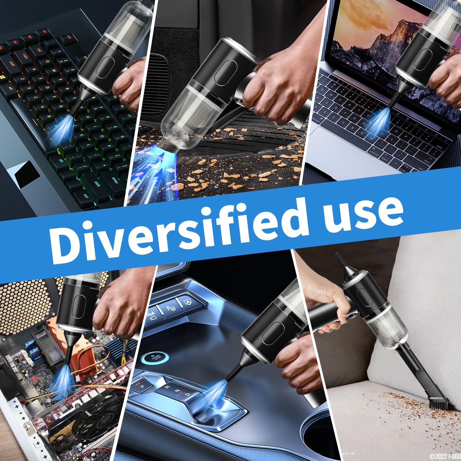Vcwtty cordless design enables portable cleaning anywhere