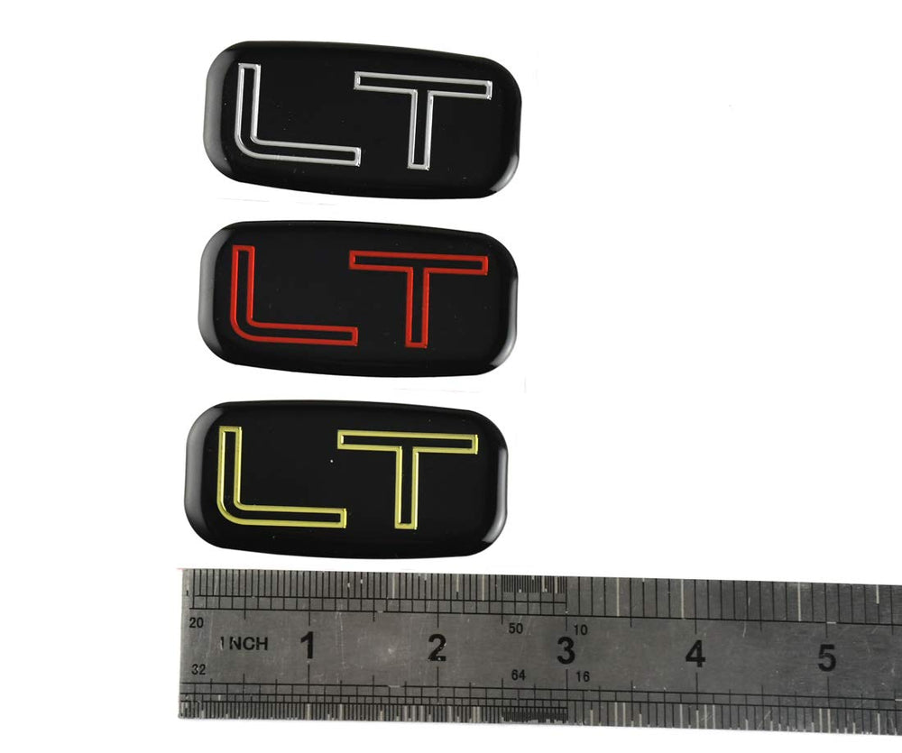 Vdficar Chevy LT emblem 2pcs, ready-to-install badge upgrade.