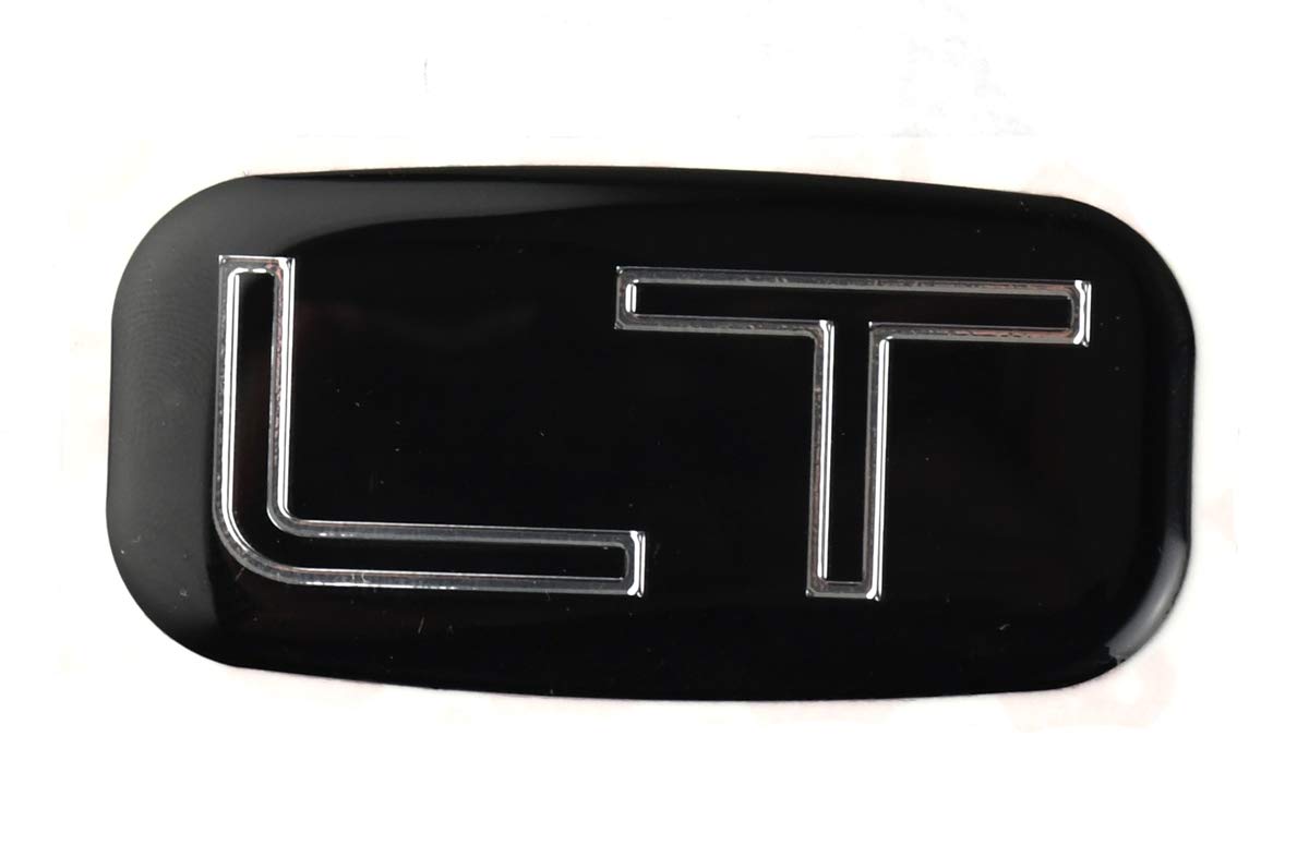Vdficar Silverado LT emblem 3D sticker, enhances truck badging with durable finish.