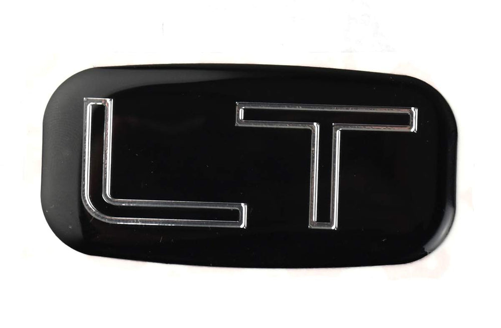 Vdficar Silverado LT emblem 3D sticker, enhances truck badging with durable finish.