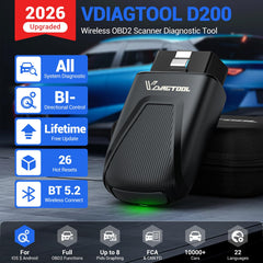 VDIAGTOOL D200 full-system diagnostics cover engine and ABS