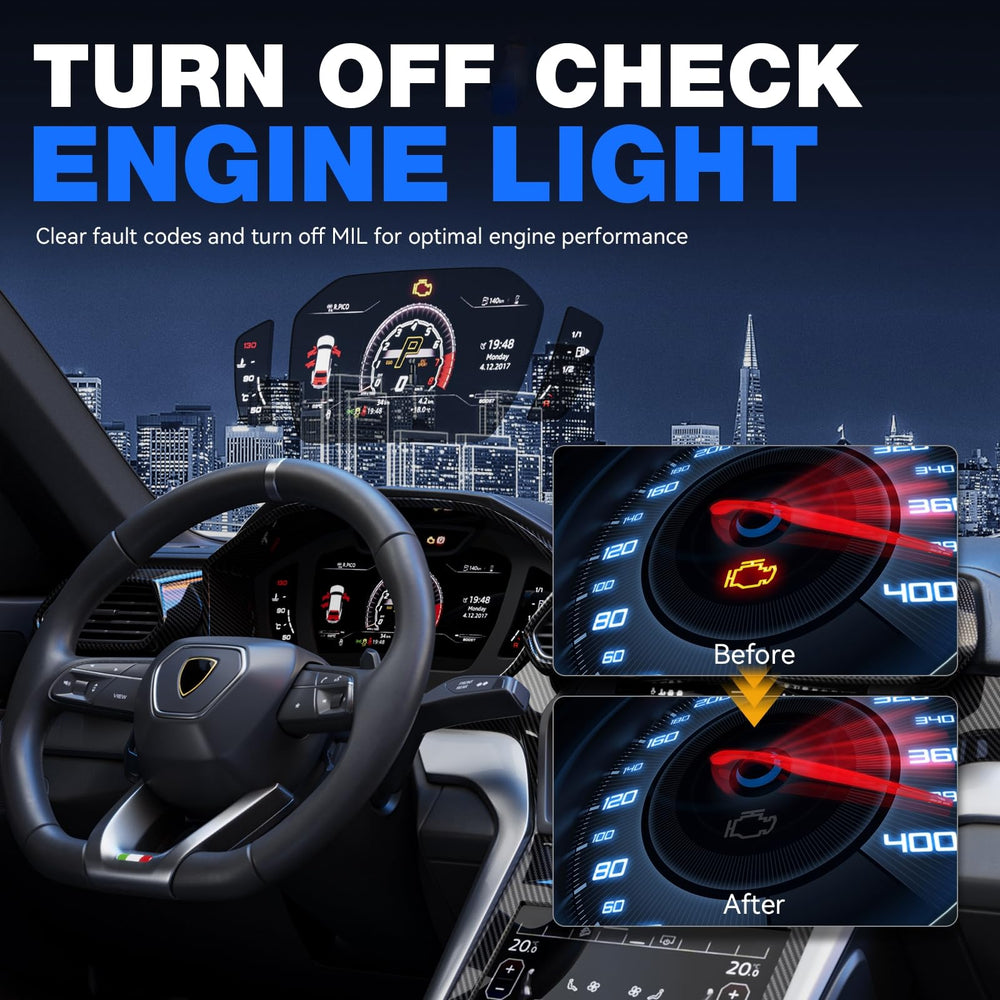 VDIAGTOOL VD30 Pro live data graphing with 4-in-1 view helps monitor engine behavior.