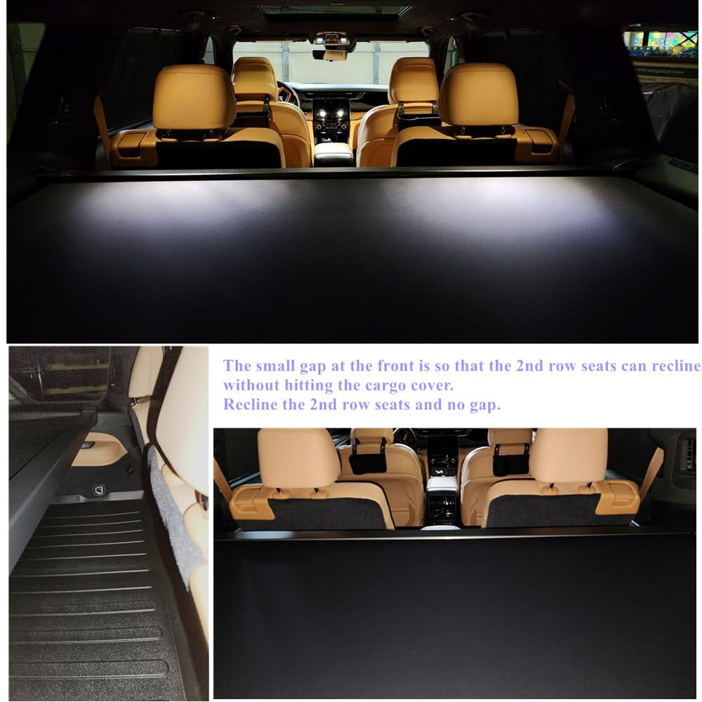 VeCarTech retractable cargo cover offers quick, tool-free setup for Grand Cherokee.