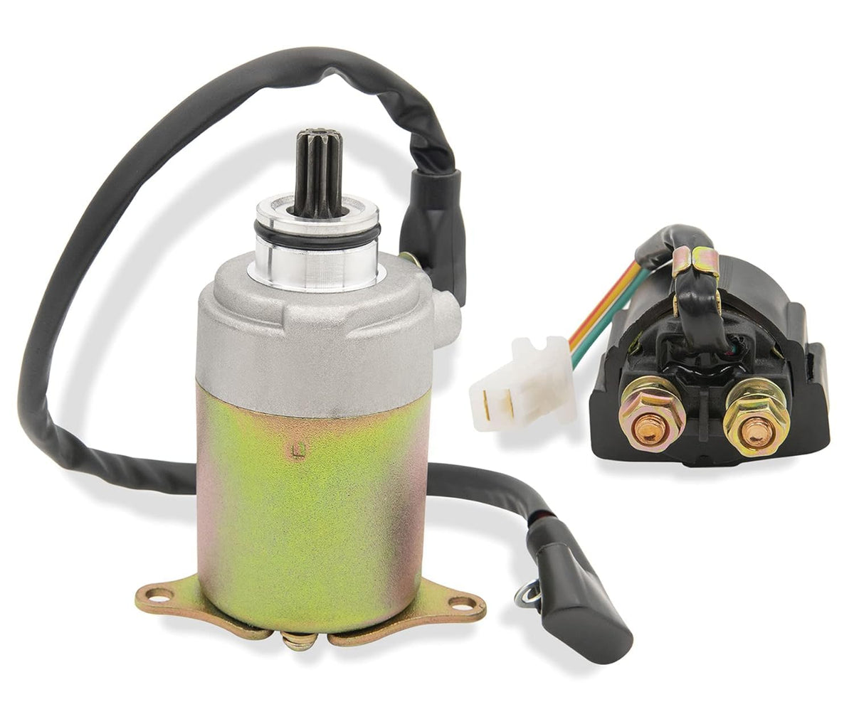 VECKYJL GY6 starter motor front view for quick install