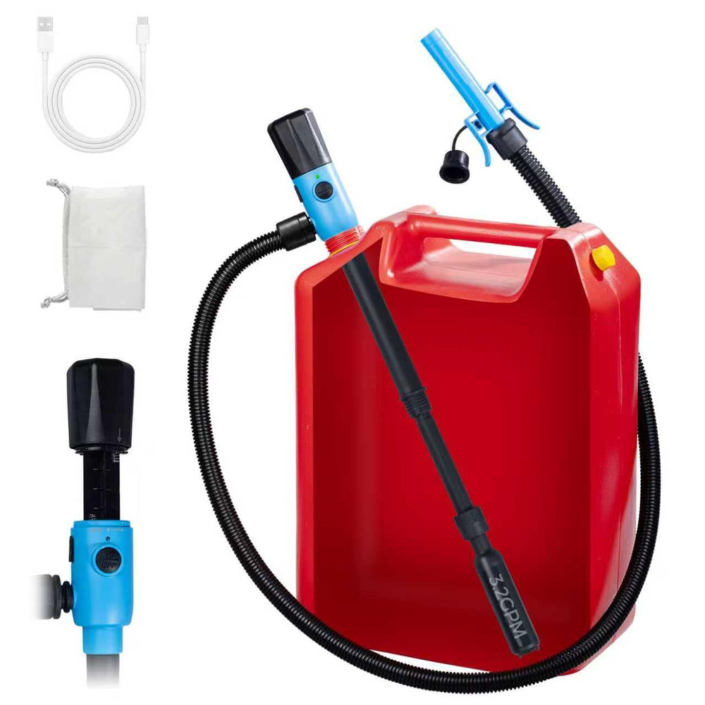 Vedocn electric fuel transfer pump with 51-inch hose for flexible fueling.