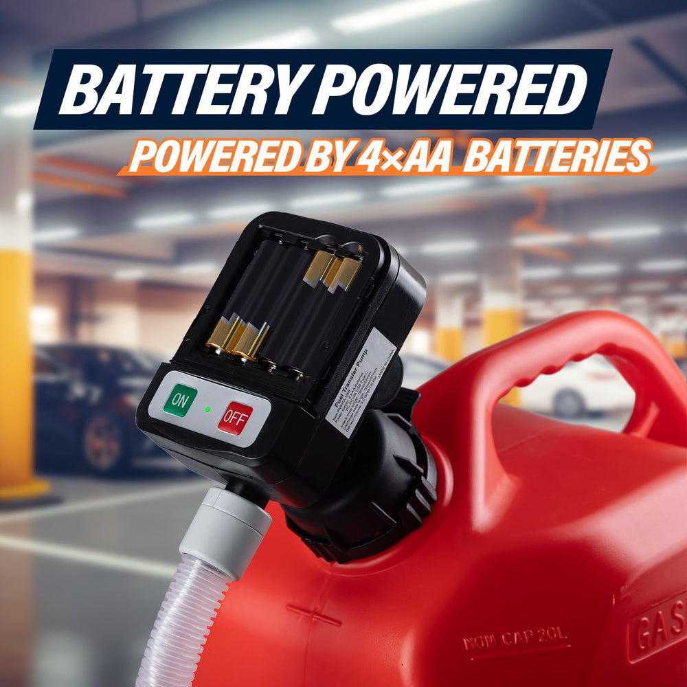 Vedocn pump compatible with gasoline, diesel, and kerosene using adapters