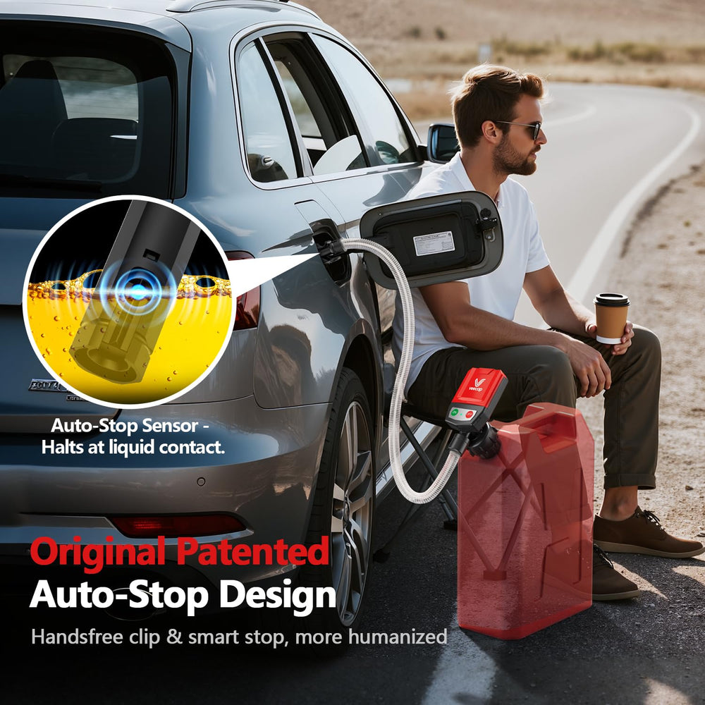 VEECAP leak-free design keeps fuel contained during transfers for a cleaner process.