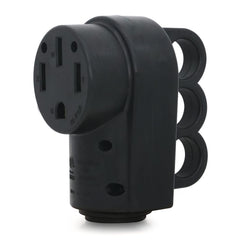 Veepeak 50 Amp RV receptacle front view for a durable power connection.