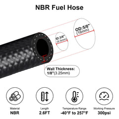 VehiMata 3/8 inch hose assembly demonstrates flexible PCV routing