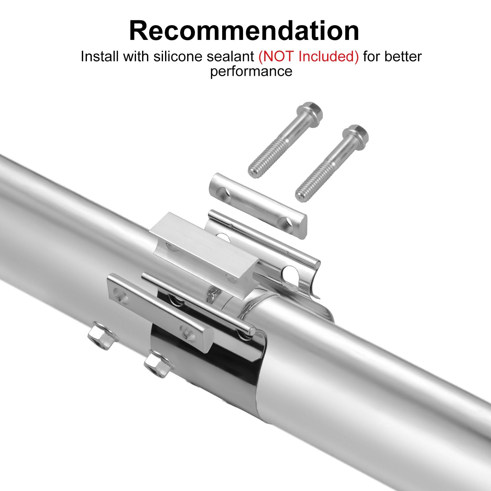 VehiMata butt joint clamp distributes force for reliable sealing.