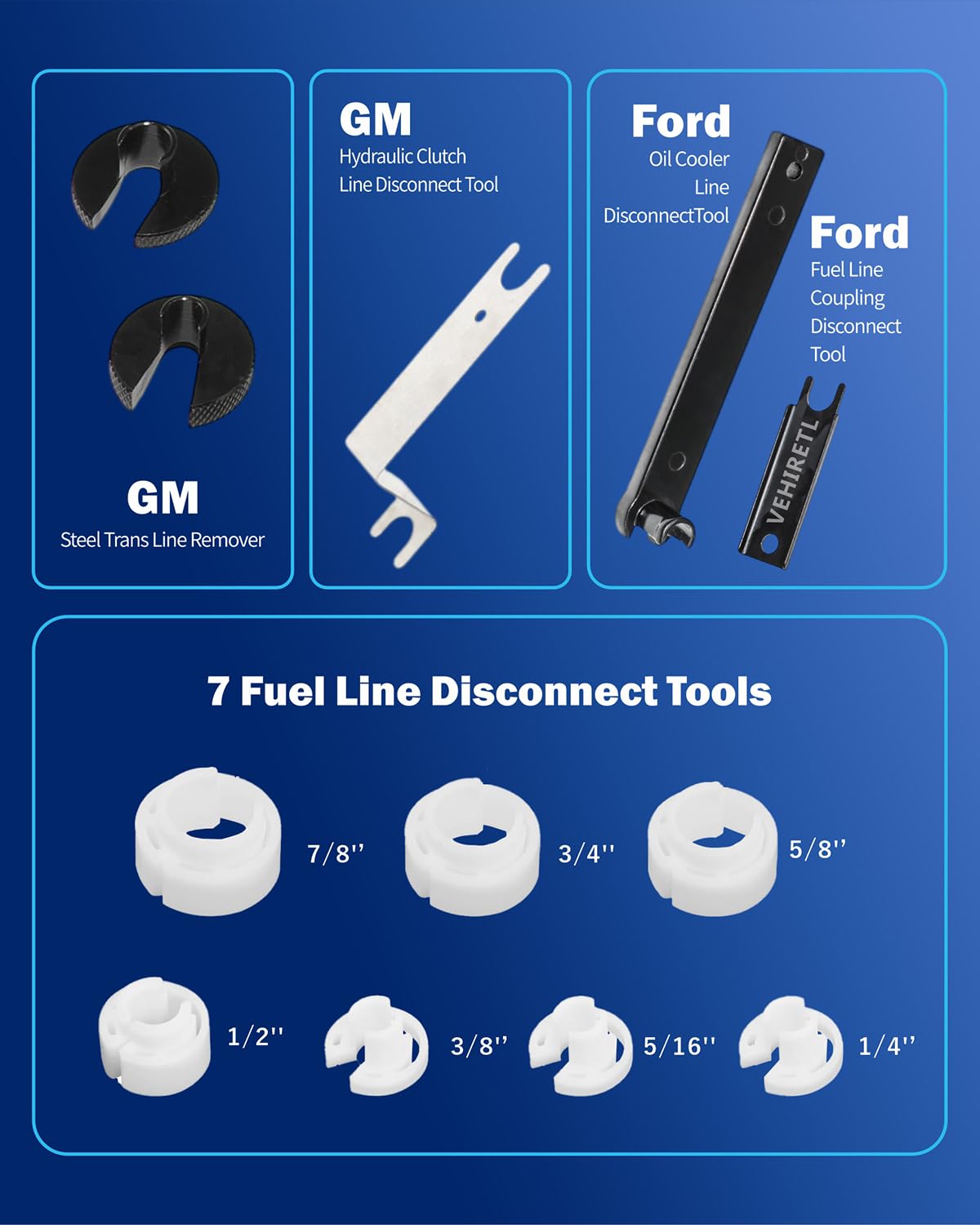VEHIRETL durable construction, high-quality plastic and steel for long life