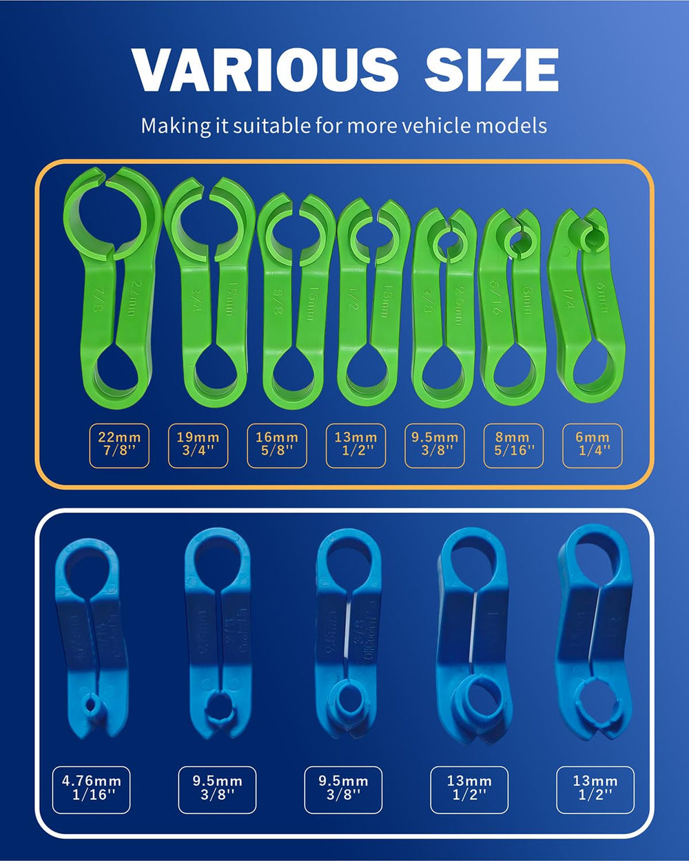 VEHIRETL oil cooler line tools, compatible with Ford and other brands