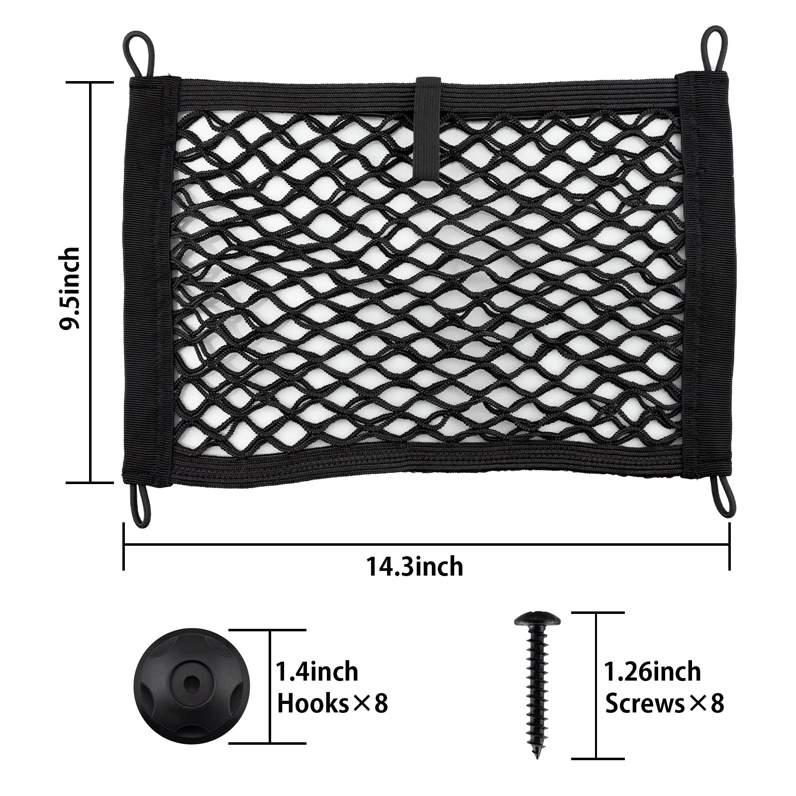 VEHIRIE RV storage netting keeps bathroom items reachable and neat