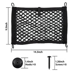 VEHIRIE RV storage netting keeps bathroom items reachable and neat