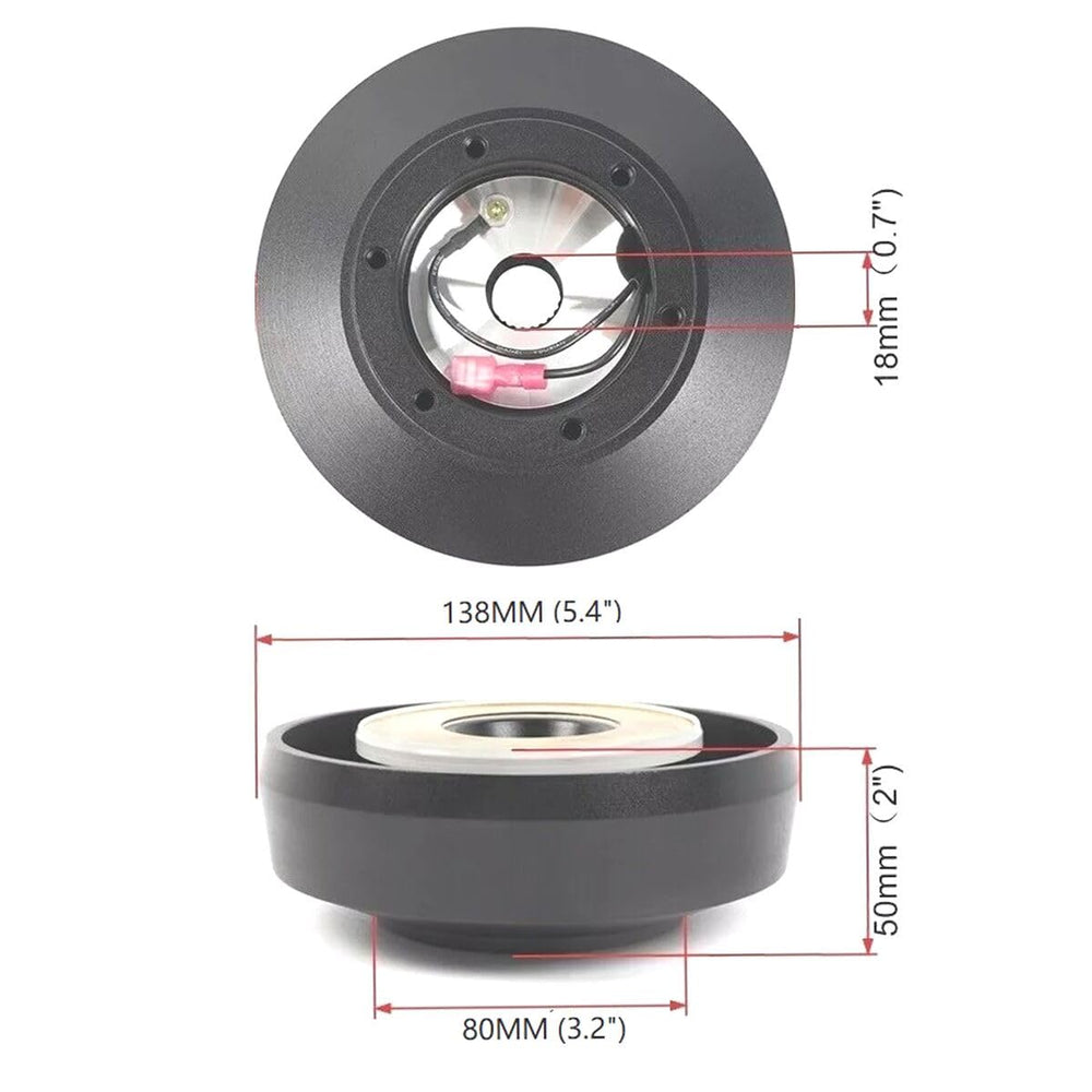 Vehjunc hub adapter closeup shows durable metal build for lasting performance in rugged vehicles.