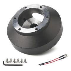 Vehjunc short hub adapter for Honda Civic; enhanced wheel compatibility and steering control.