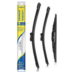 VEIGEIR 24in windshield wiper blade for Equinox front, improved rain visibility.