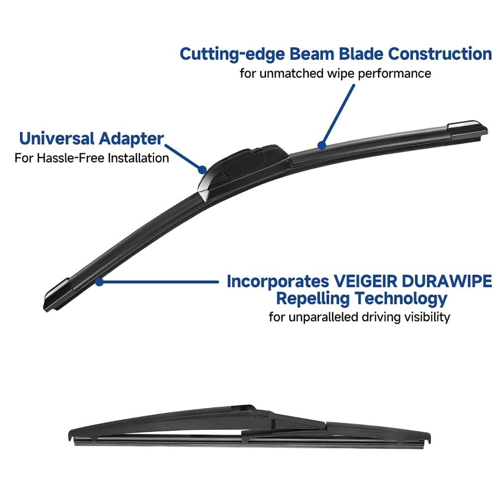 VEIGEIR 10-inch rear blade for Jeep Renegade improves rear visibility