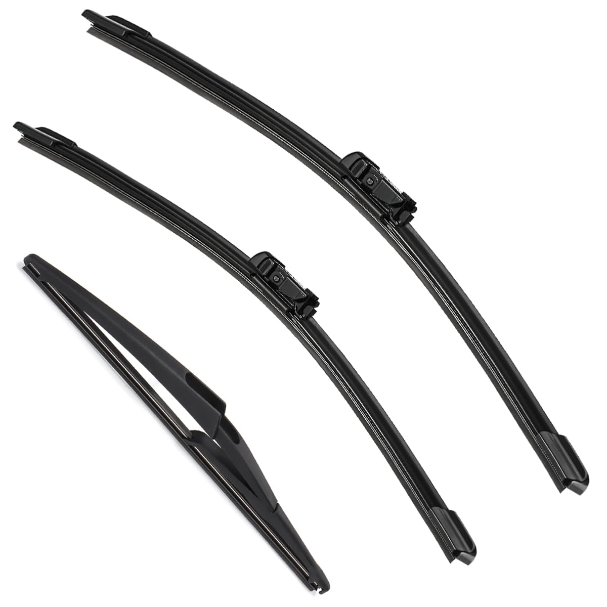 VEIGEIR 3-pack wiper blades for Jeep Renegade 20-inch front blade in action