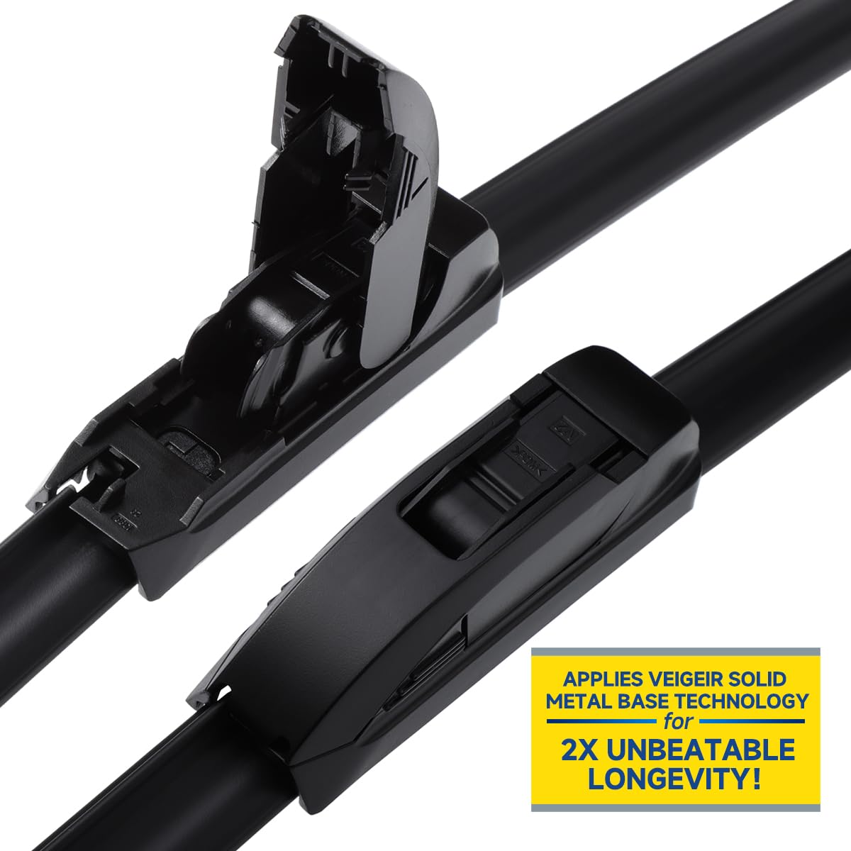 VEIGEIR 3Pack windshield wipers 20-front blade reduces streaks for smooth wipe.