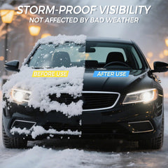 VEIGEIR all-weather performance maintains streak-free visibility across temperature ranges.