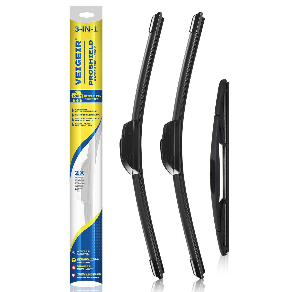 VEIGEIR Jeep Wrangler front 15 inch wiper for reliable visibility