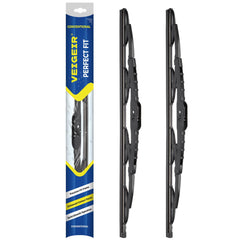 VEIGEIR Jeep Wrangler front wiper blades for precise wipes in rain and snow.