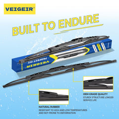 VEIGEIR steel frame construction delivers durable, even pressure for crystal-clear visibility.