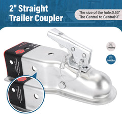 VEKINSE Security holes work with pins or locks for added protection.