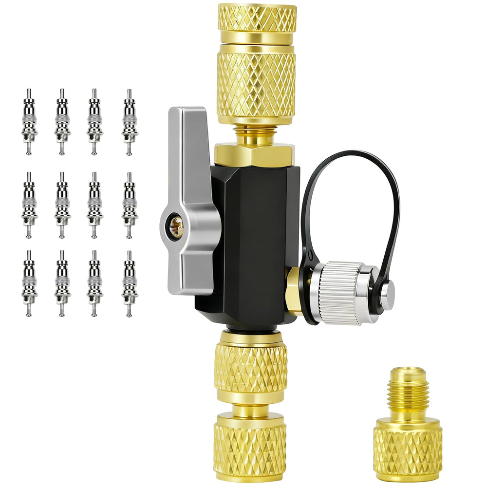 VELQUAI dual-end valve core removal tool securely fits service ports for quick maintenance.