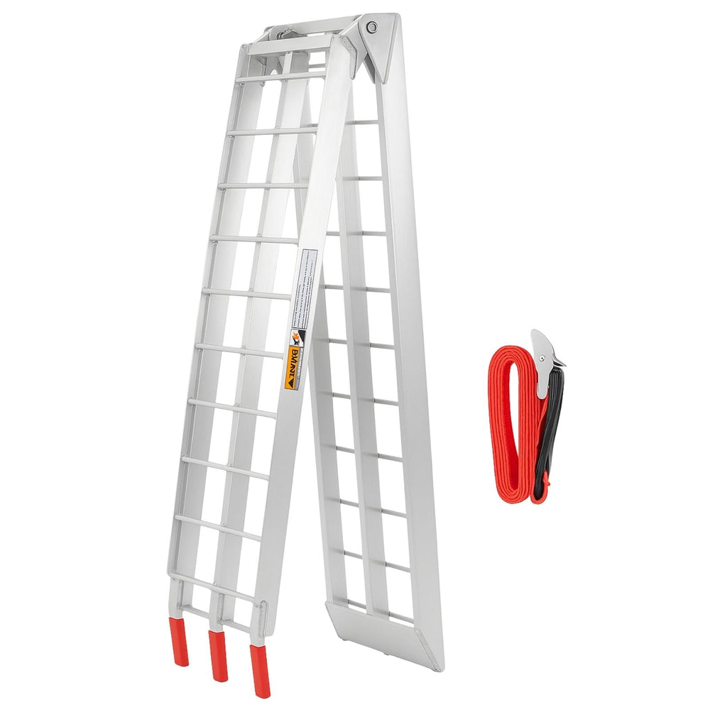 VENDAV aluminum ramp on truck bed enables stable motorcycle loading