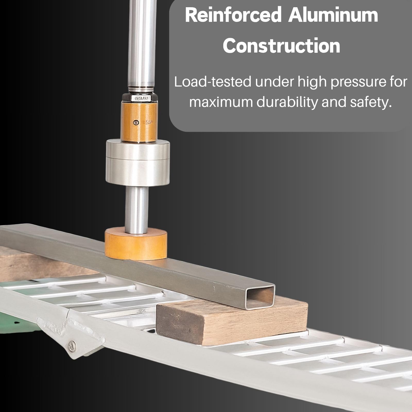 VENDAV safety strap and tailgate grip keep ramp in place during loading