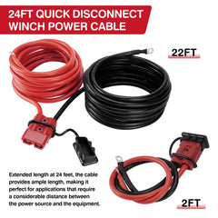 Venussar 4 AWG copper wiring for reliable winch power