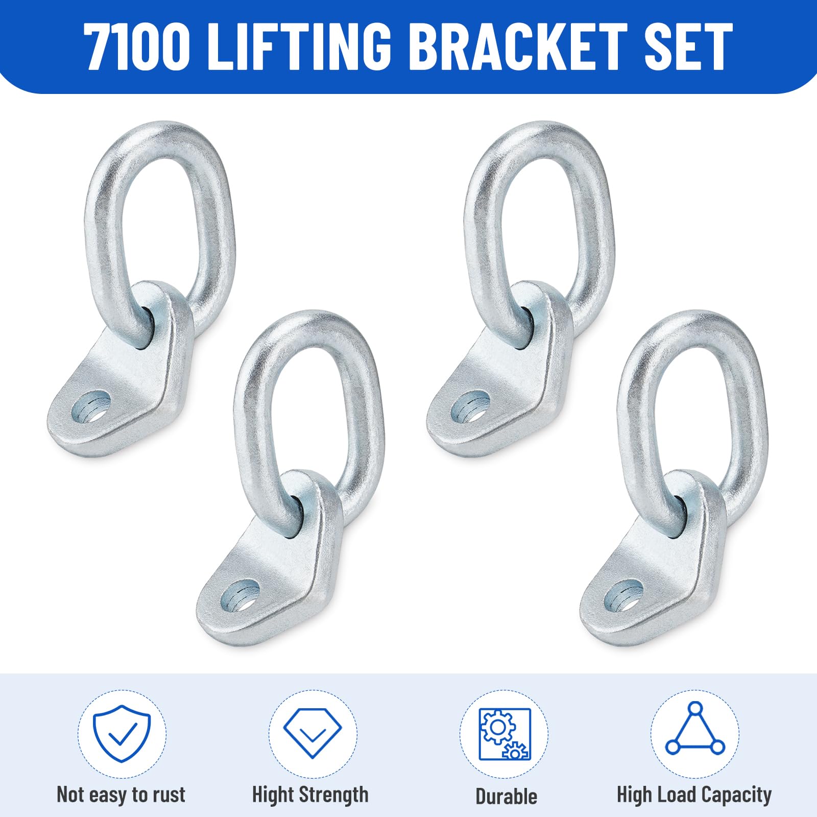 Venussar 7100 engine lift bracket assembly with load levelers.