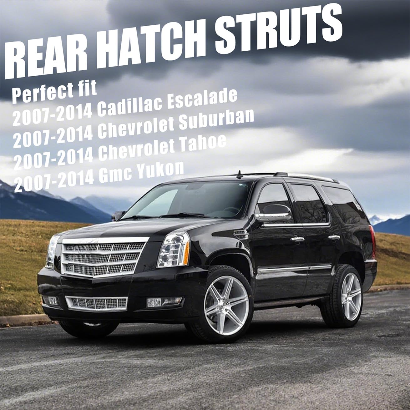 Vepagoo 6156 strut installed on Chevrolet Suburban demonstrates smooth opening