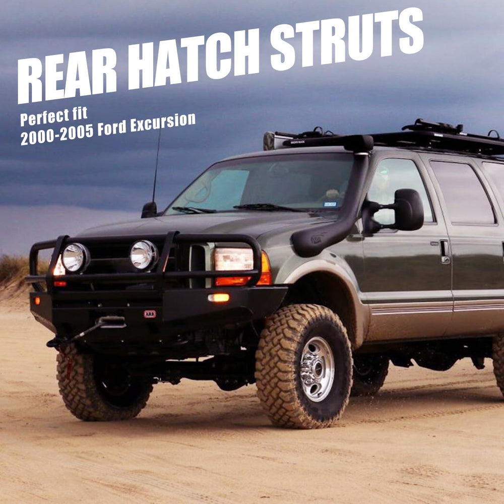 Vepagoo 6421 rear window shock for Ford Excursion demonstrates OEM-like fit.
