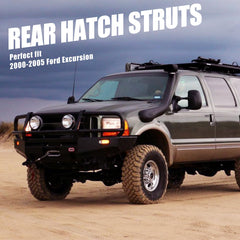 Vepagoo 6421 rear window shock for Ford Excursion demonstrates OEM-like fit.
